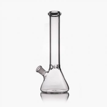 Glass Water Pipe Beaker Design with Ice Catcher 11 inch- BT1106