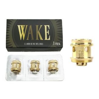 Wake (1.5 Hi-Nic Mtl) Replacement Coils - 3 pack