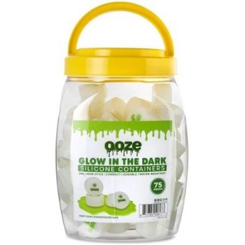 Ooze Silicone Containers Glow In The Dark - 5ml - 75ct